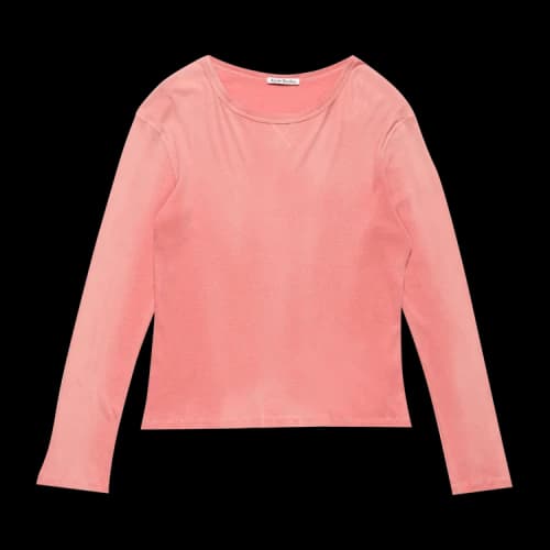 Acne Studios Crew Neck Long-Sleeve T-Shirt 'Red'