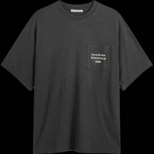 Acne Studios Logo-Printed Crewneck T-Shirt