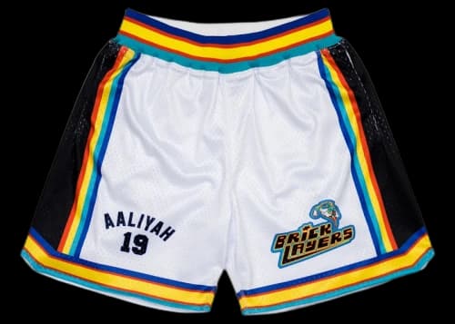 Chalk Line MTV Bricklayers x Aaliyah White Venice Shorts White/Multi