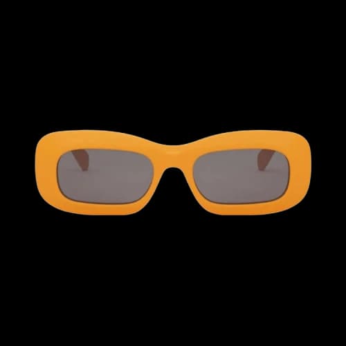 CELINE Rectangle Sunglasses 'Orange'