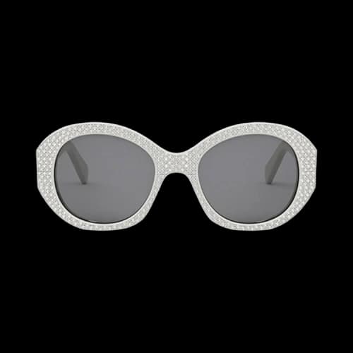 CELINE Round Sunglasses 'Ivory'