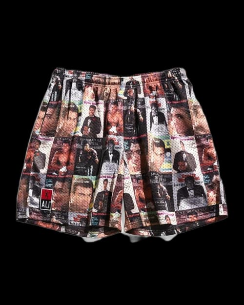 Chalk Line Muhammad Ali Sports Illustrated Covers AOP Retro Shorts Multi