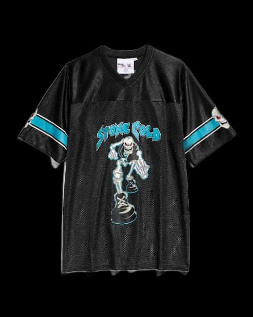 Chalk Line Stone Cold Steve Austin 1998 Skeleton Football Jersey Black/Multi
