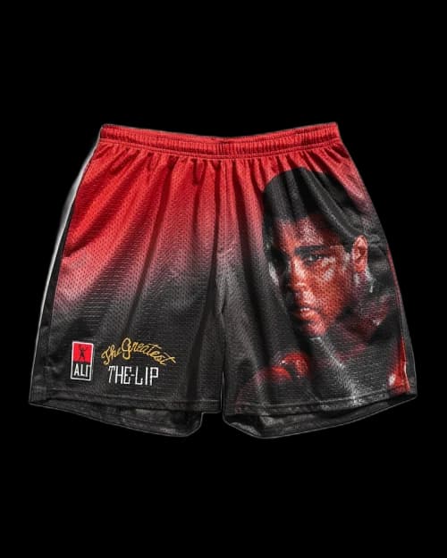 Chalk Line Muhammad Ali "The Greatest" Retro Shorts Red/Black