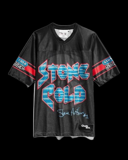 Chalk Line Stone Cold Steve Austin 1999 Skull Football Jersey Black/Multi