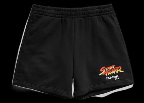 Chalk Line Street Fighter Black Fleece (5.5 inch inseam) Shorts Black