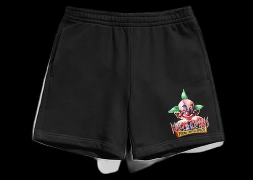 Chalk Line Killer Klowns Logo Fleece (7 Inch Inseam) Shorts Black
