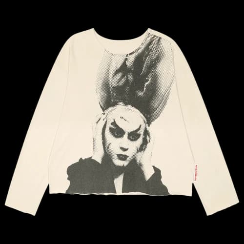 RIVINGTON roi Rebis Clayton Long-Sleeve T-Shirt 'Vintage White'