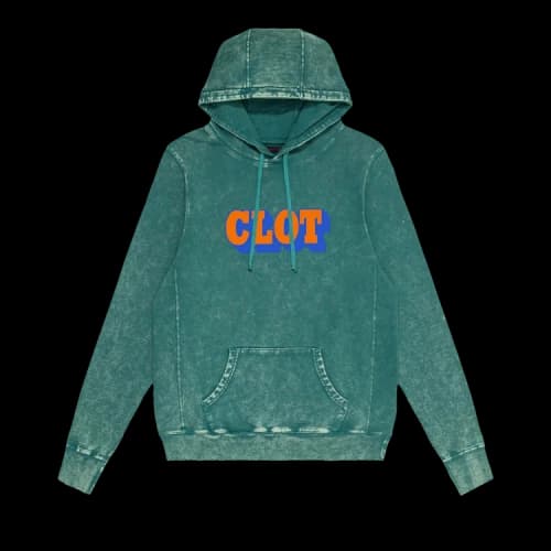 CLOT Shadow Logo Hoodie 'Green'