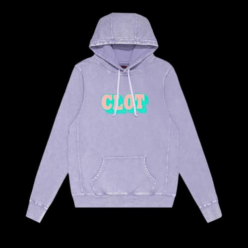 CLOT Shadow Logo Hoodie 'Purple'