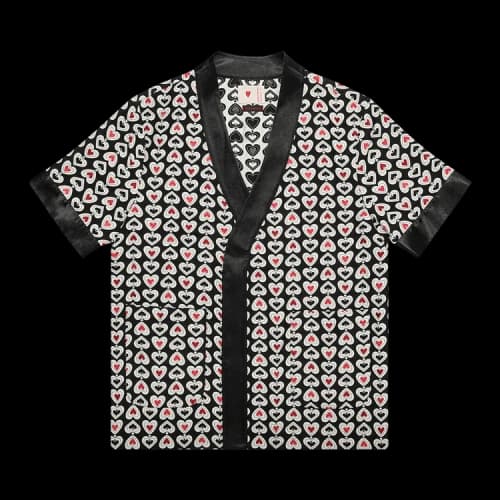 CLOT x Emotionally Unavailable Short-Sleeve Kimono 'Black'