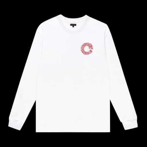 CLOT Tribal Long-Sleeve Tee 'White'