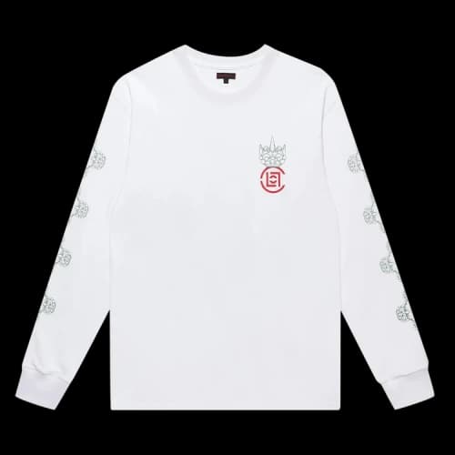 CLOT Lion Rock Long-Sleeve Tee 'White'