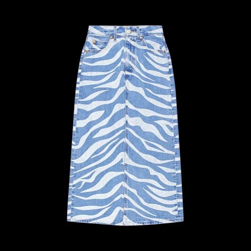 CLOT x Levi's 70s High Midi Skirt 'Blue'