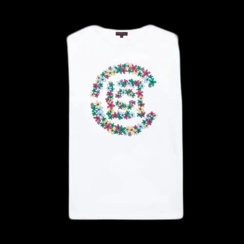 CLOT Flowers Logo Tee 'White'
