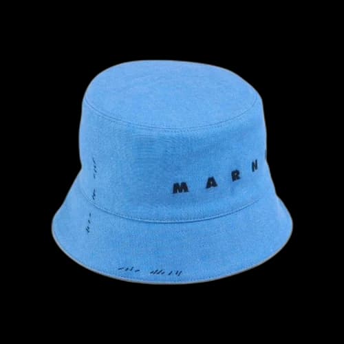 Marni Denim Bucket Hat 'Azure'