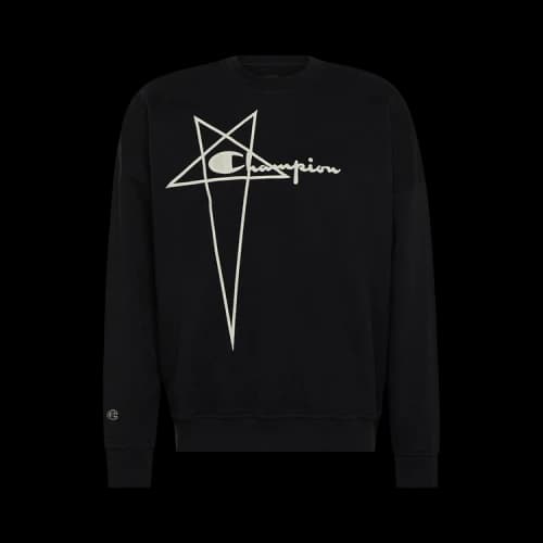 Rick Owens x Champion Pullover Sweat 'Black'