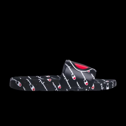 Champion IPO Slides 'Repeat Print - Black'