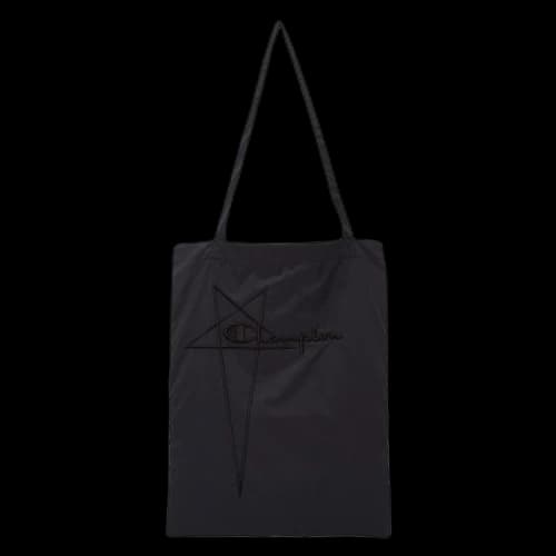 Rick Owens x Champion Nylon Shopper Tote Bag 'Black'