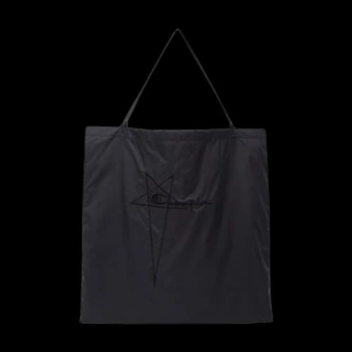 Rick Owens x Champion Nylon Jumbo Shopper Tote Bag 'Black'
