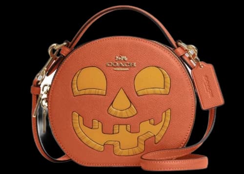 Coach Halloween Pumpkin Purse Crossbody Orange