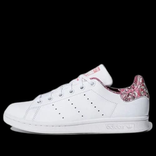 (GS) adidas Originals Stan Smith J Shoes 'White Pink'