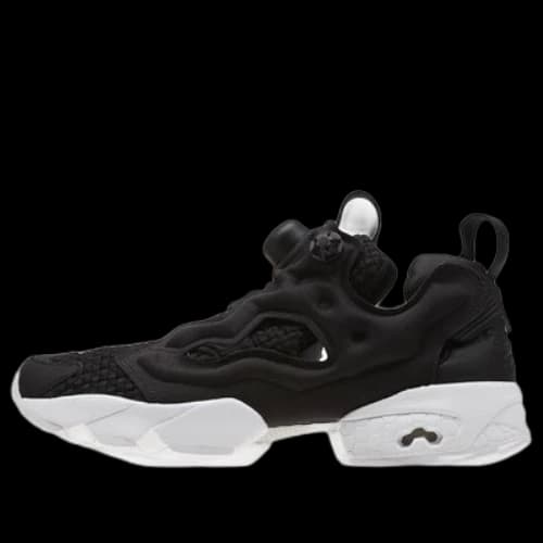 Reebok Instapump Fury Woven Running Shoes Black/White (Women's)