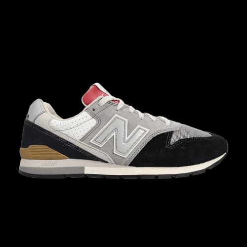 New Balance 996 Black Grey Red Tongue