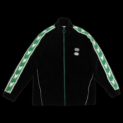 Off-White Tape Track Top 'Black/Green'