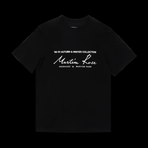 Martine Rose Classic Logo T-Shirt 'Black'