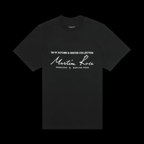Martine Rose Classic Short-Sleeve T-Shirt 'Black'