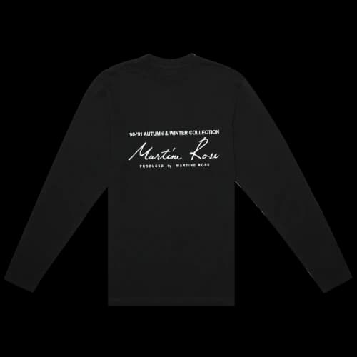 Martine Rose Classic Long-Sleeve T-Shirt 'Black'