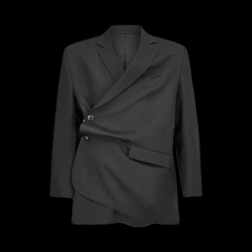 Martine Rose Oversized Wrap Blazer 'Black'