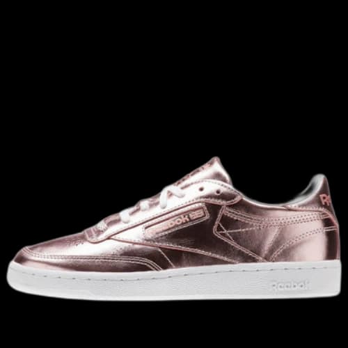 Reebok Tenis Club C 85 S Shine Gold/Pink (Women's)