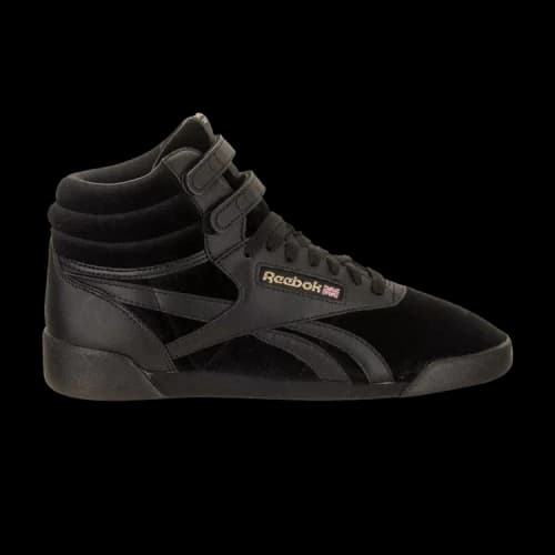 Reebok Freestyle High Big Kid 'Velvet - Black Gold'