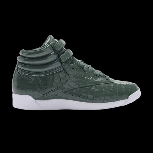 Reebok Freestyle Hi Crackle 'Chalk Green' (Women's)
