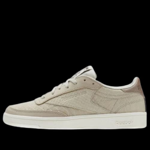 Reebok Club C 85 Shoes White/Brown (Women's)