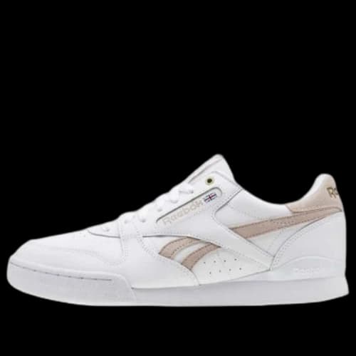 Reebok Phase 1 Pro Non Slip Wear Resistant Sneakers White/Pink