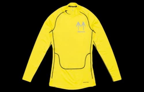 Nike x Off-White Long-Sleeve Running Top 'Opti Yellow'