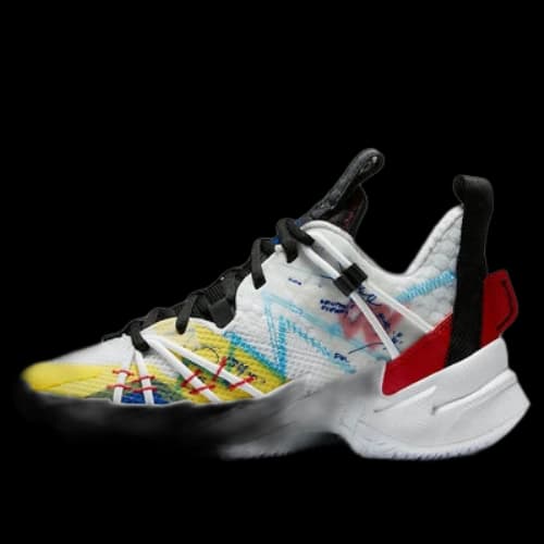 (GS) Air Jordan Why Not Zer0.3 SE 3 'White Yellow Red'