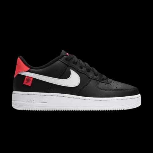 Nike Air Force 1 Low LV8 Worldwide Pack Grey Crimson GS