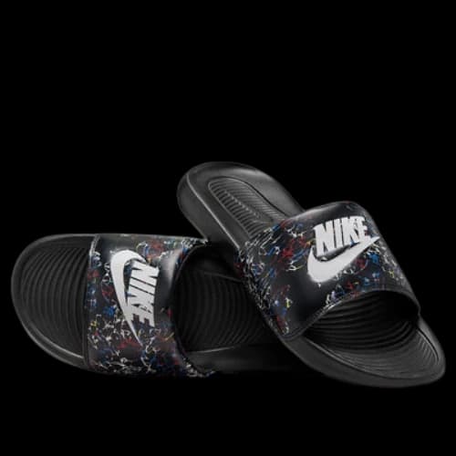Nike Victori One Printed Slides 'Black'