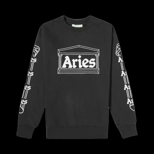Aries Column Sweatshirt 'Black'