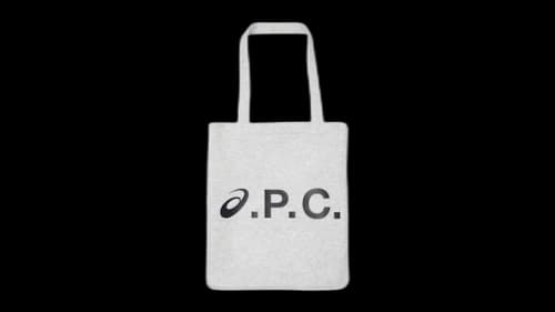 ASICS x APC Lou Tote Bag Pale Heather Gray