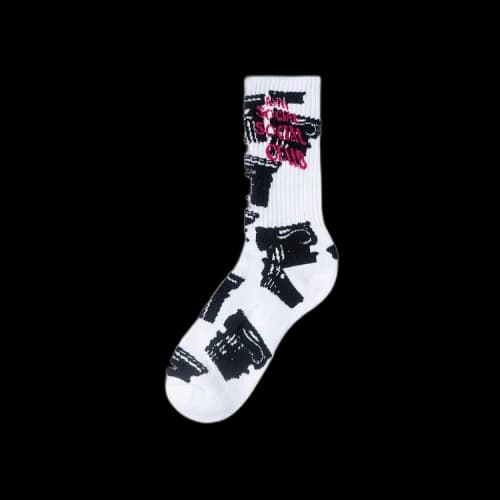 Anti Social Social Club Collapse Socks 'White'