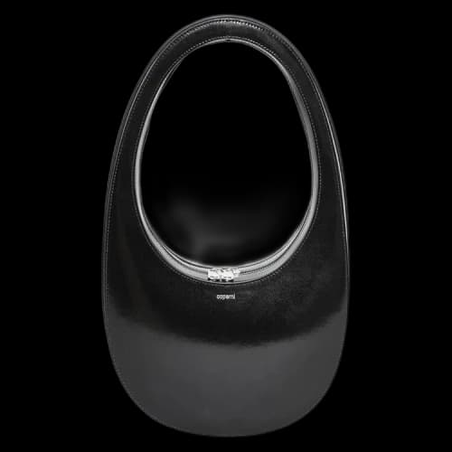 Coperni Swipe Shoulder Bag 'Black-Silver Blkslv'