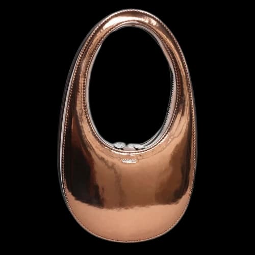 Coperni Mirrored Mini Swipe Bag 'Brown'