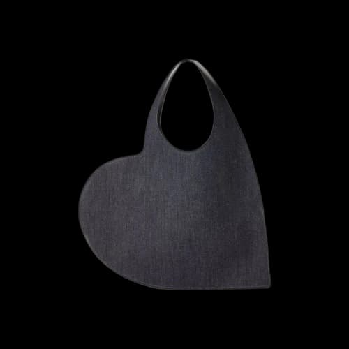 Coperni Denim Heart Tote Bag 'Navy'