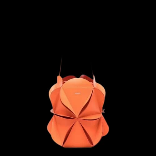 Coperni Origami Bucket Bag 'Bright Orange'