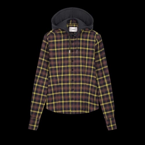 Coperni Hooded Shirt 'Brown'